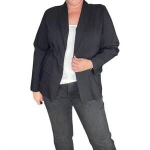 NEW NADIA women's stretch blazer in black